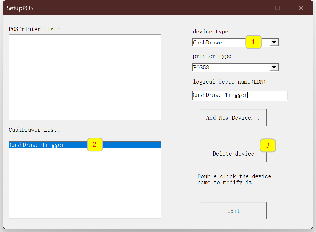 2. Run the Cash Drawer Driver Trigger (Windows)